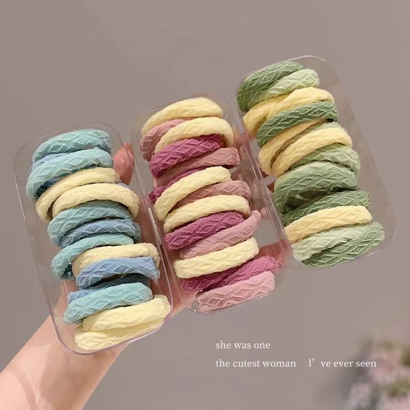 High-end style, hair-safe hair tie, hair band, high elasticity, durable, seamless hair tie, women's hair tie, leather band headwear Specification image