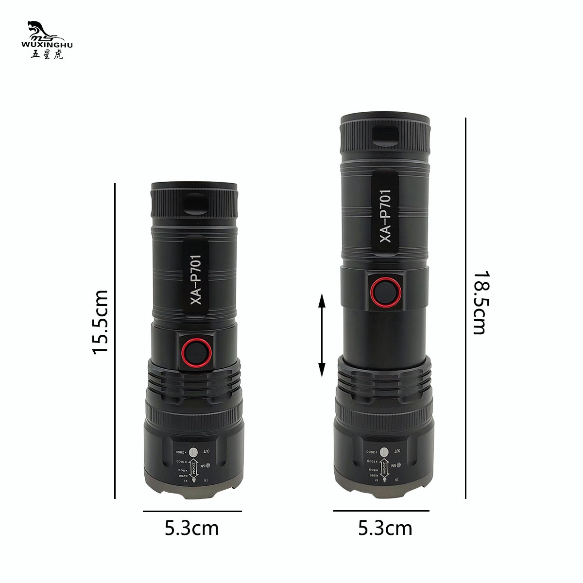 B702 White laser aluminum alloy flashlight, zoom charging with output, gift box set, special laser lamp for lighting fixtures Application Scenario