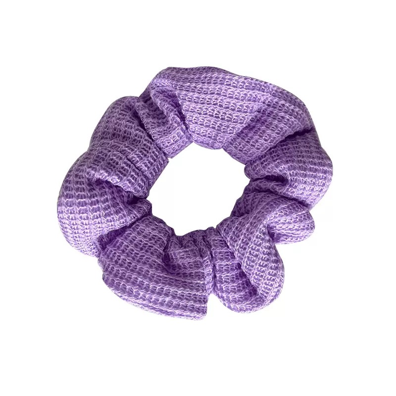 Colorful woolen knitted hair band and headband for women, simple and elegant, high-elasticity and durable leather band hair accessory Item Picture