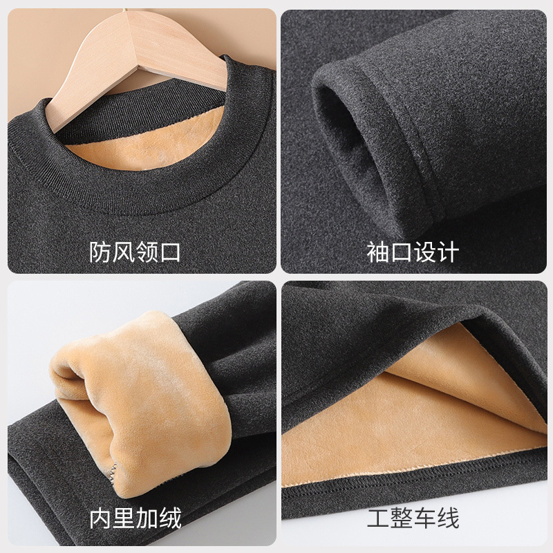 保暖套装实物图