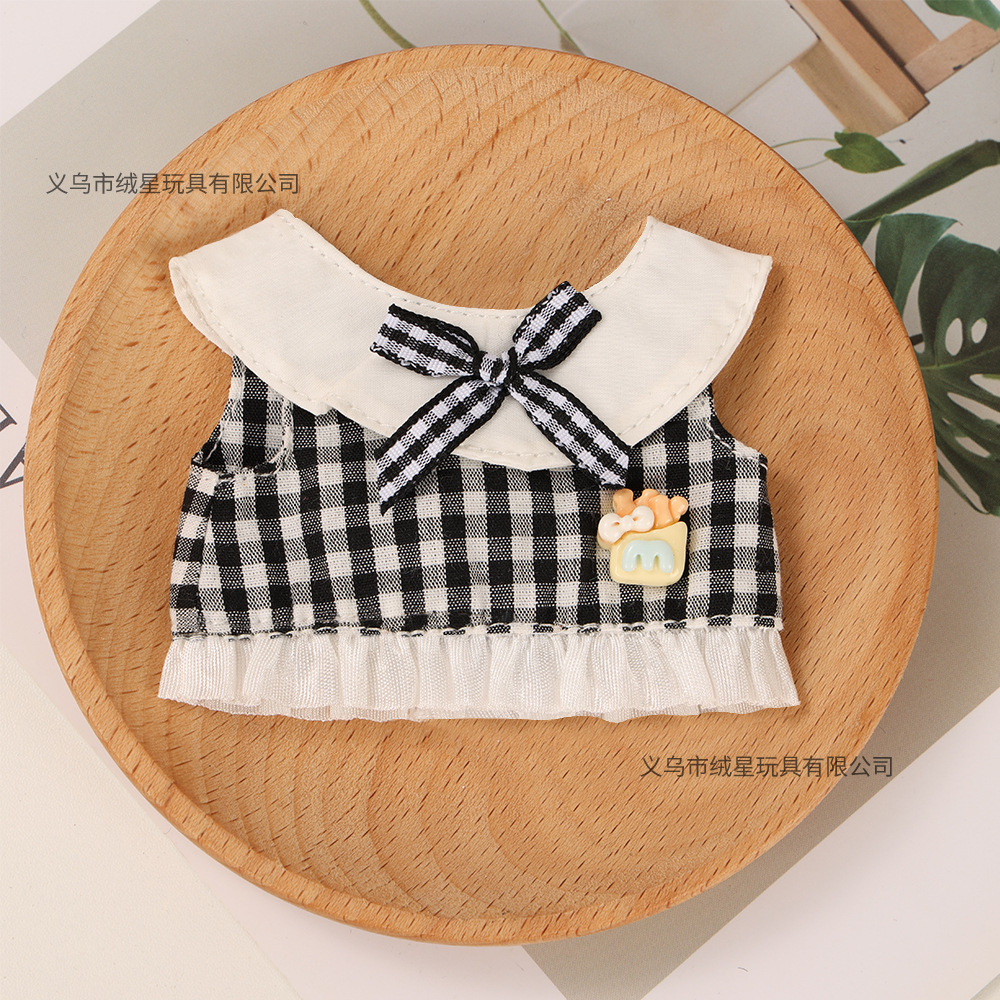 【 Only for Kids 】 The new checkered top and skirt accessories are perfect for long-legged kitty to dress up with kids details Picture