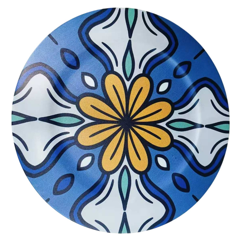 Cross-border customized melamine ceramic PP commercial tableware for trade and industry manufacturers, shallow plates for hotels and restaurants, and plastic dinner plates Application Scenario