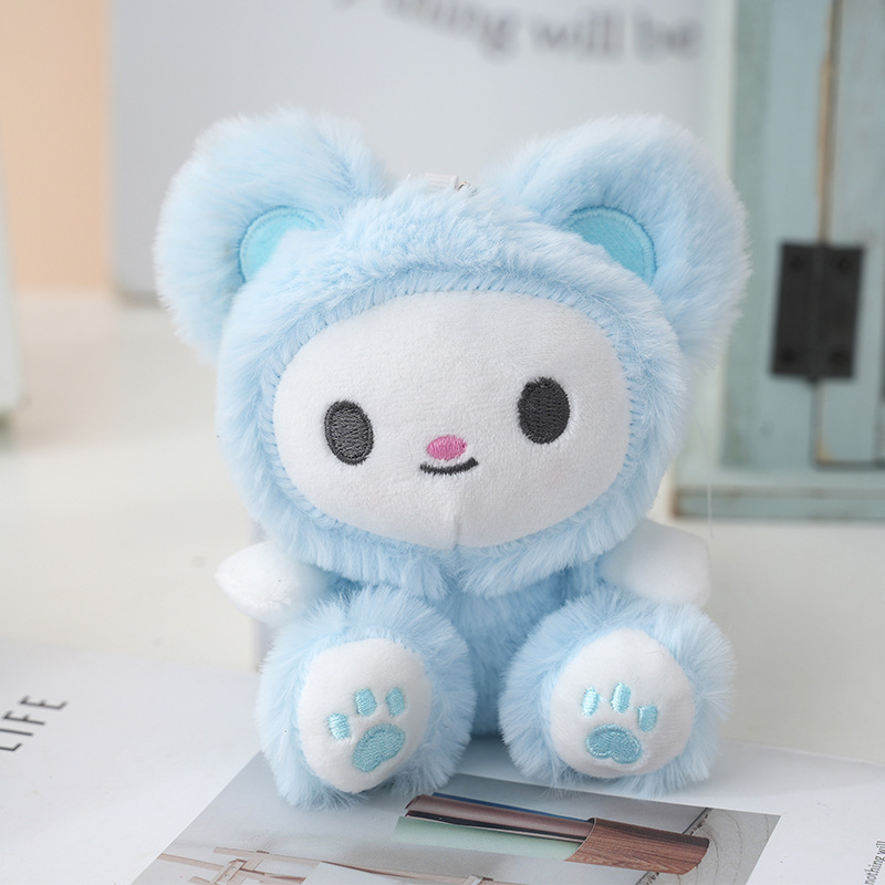 Wholesale of cute and adorable baby bear plush pendants, bags, keychains, dolls and toys Specification image