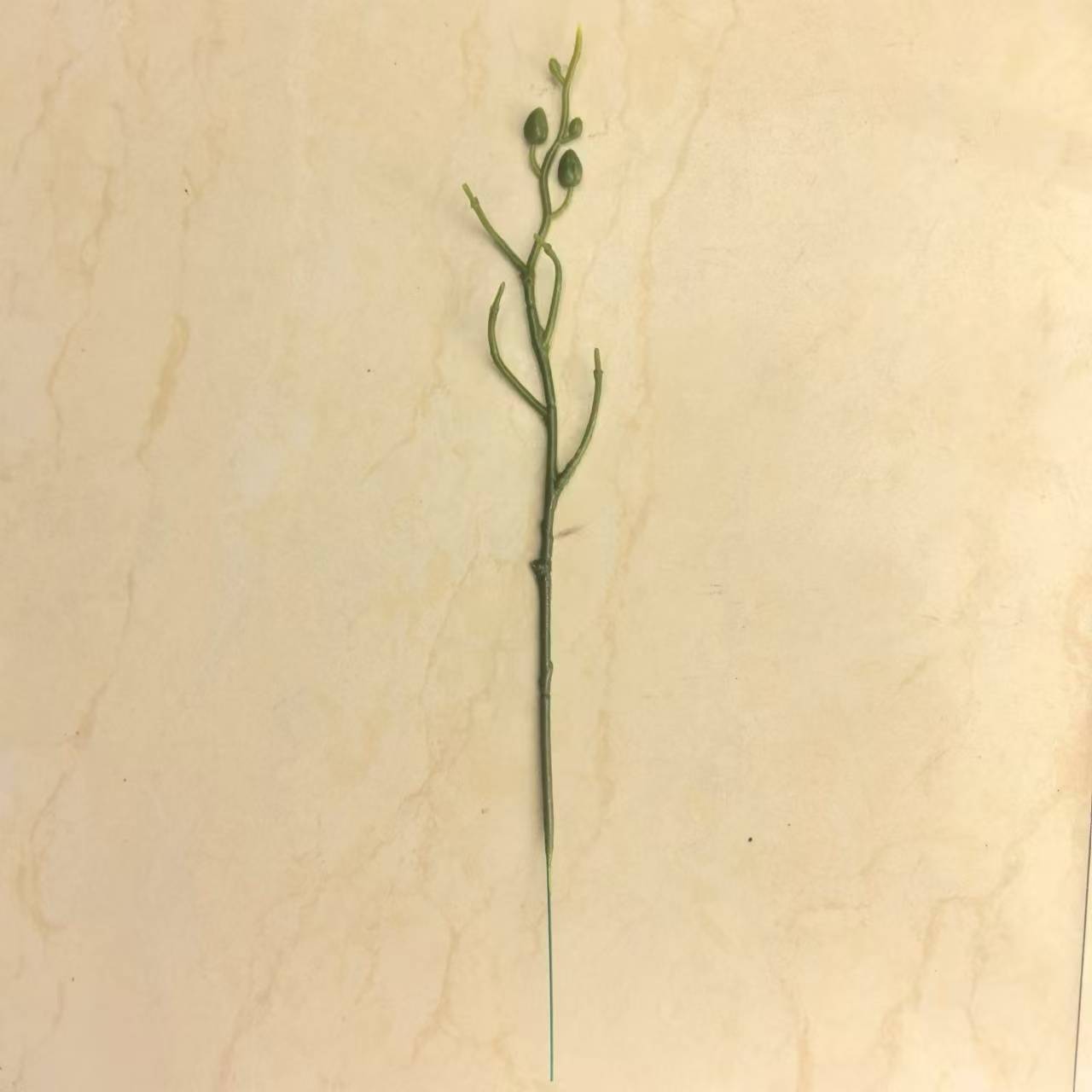 38厘米单支蝴蝶兰仿真花枝四头五头花型配件办公文化园艺装饰用品批发