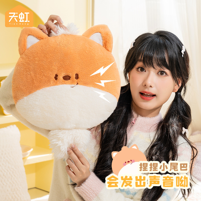 天虹国标电热水袋卡通毛绒暖手宝防爆女生暖水袋可拆卸代发毛绒公仔玩偶娃娃