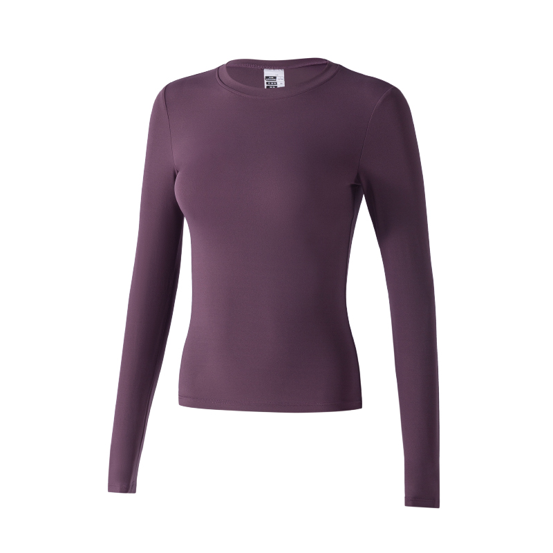 Weightlifting fairy girl autumn and winter long-sleeved yoga wear tight Pilates training quick-drying fitness top, large size Item Picture