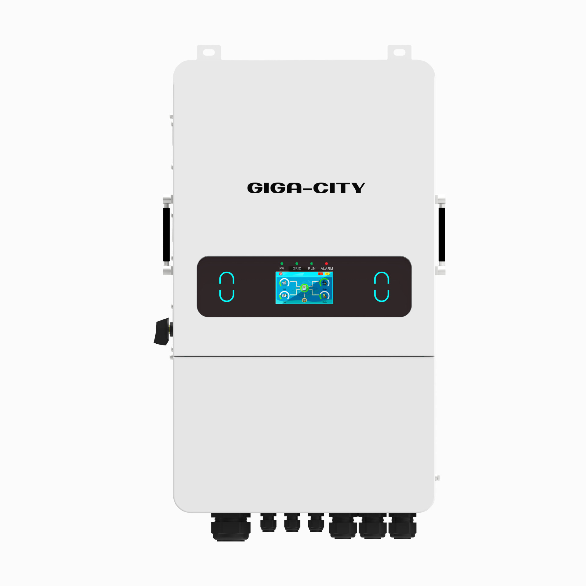 10Kw - 12Kw Single-Phase Hybrid Grid Photovoltaic Energy Storage Inverter, Outdoor Protection Ip66, Five-Year Warranty Electrical Power Supply Item Picture