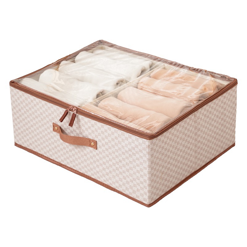 Foldable underwear storage box, wardrobe classification and organization storage box, a household clothing and pants storage wonder Item Picture