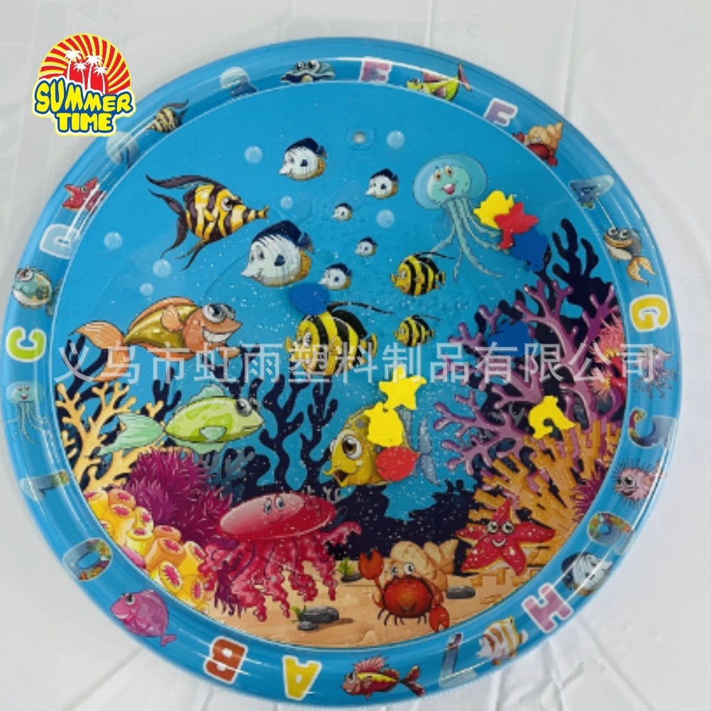 Hongyu Children's household pat Pad Ocean Series Middle Water Injection Tape toy manufacturer wholesale Inflatable cartoon air model toys Application Scenario