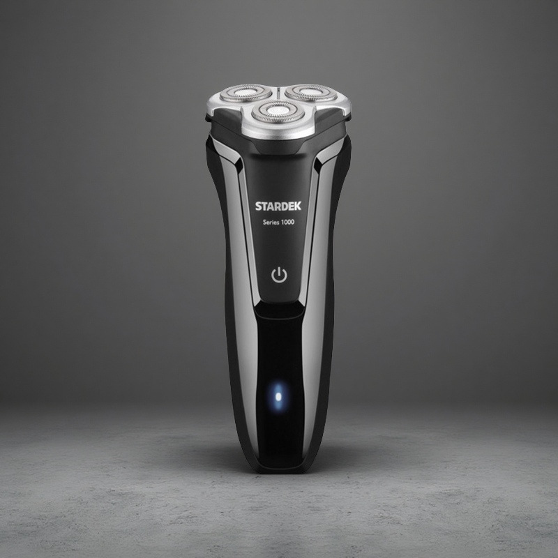 男士电动剃须刀322三刀头旋转充电便携车载胡须刀家用个护电器