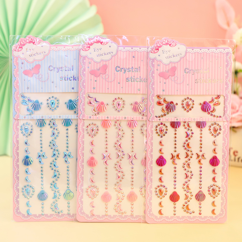New beauty DIY diamond stickers, scene stickers, girlish fun decorations, shiny crystal stickers, handicrafts, creative gifts details Picture