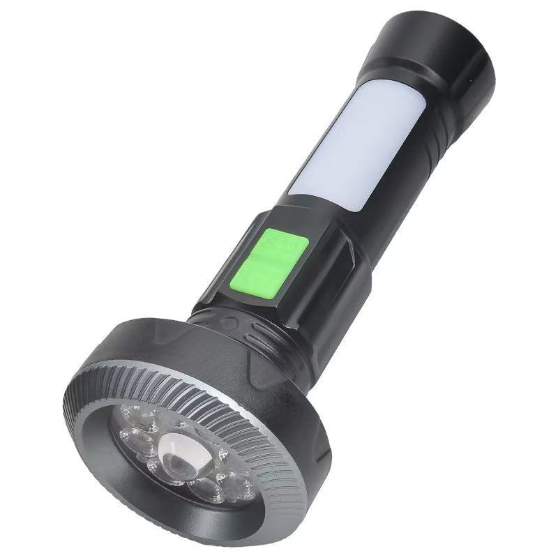 Cross-border bestseller multi-source high-intensity flashlight with magnet, inspection warning, camping lighting, daily necessities, handheld multi-functional lamp Item Picture