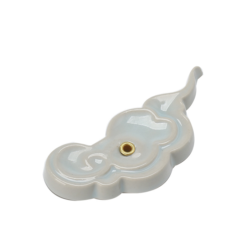 Xiangyun Mini Incense Stick, Ceramic incense holder, creative household incense burner, Sandalwood, agarwood, Chinese incense stand, handicraft gift Item Picture