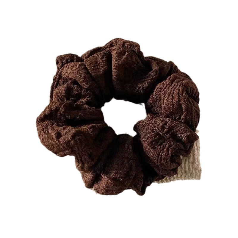 2024 New Korean-style high-end bun hair tie female pig large intestine rubber band hair tie Item Picture