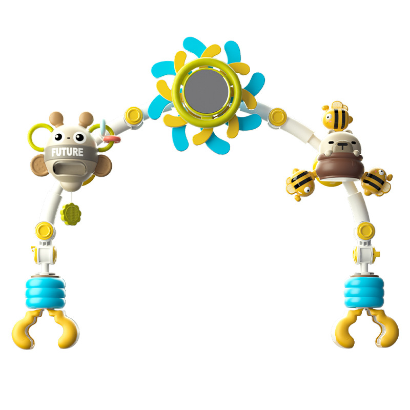 Cross-border baby stroller hanging items, bed bells, multi-functional rotating bell soothing toys, baby bed hanging toys Item Picture