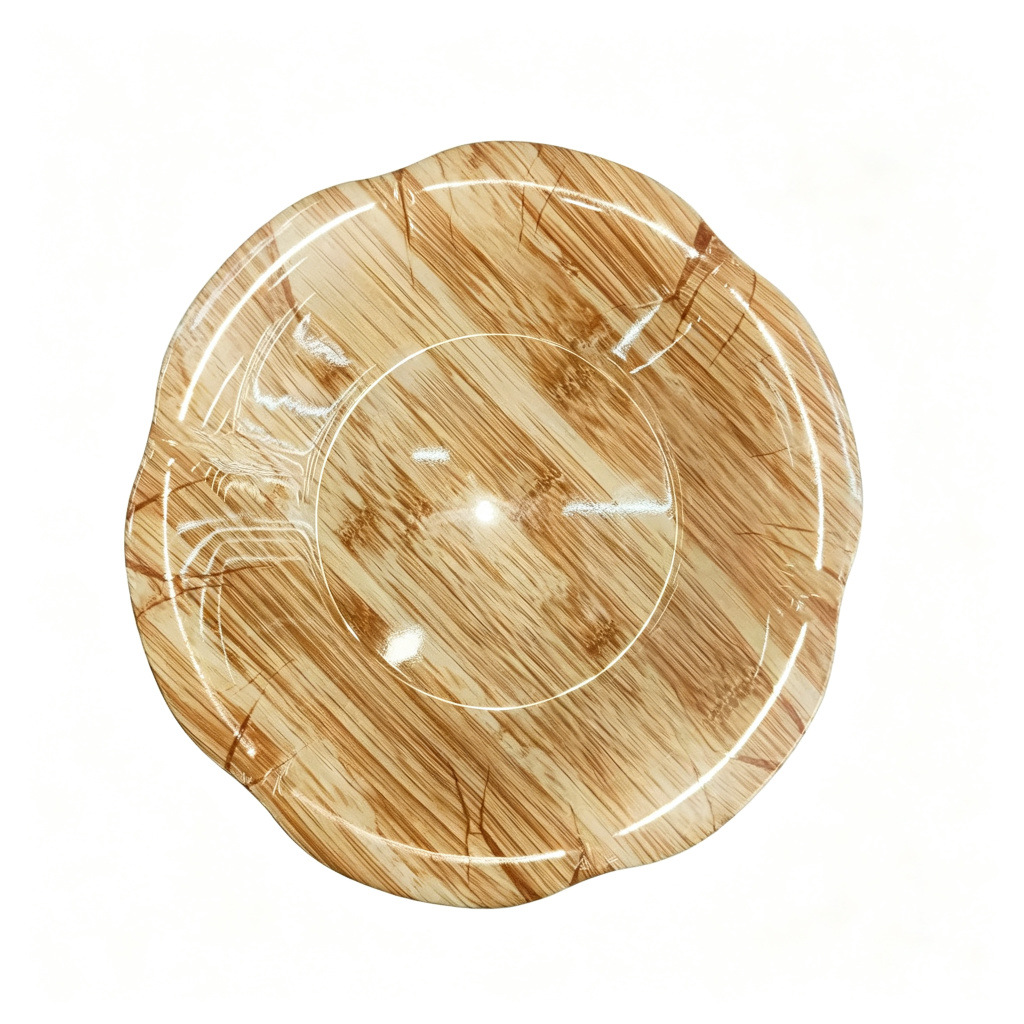 Melamine imitation porcelain commercial serving plates, bread plates, hotel plastic plates, wholesale and customization, daily necessities Specification image