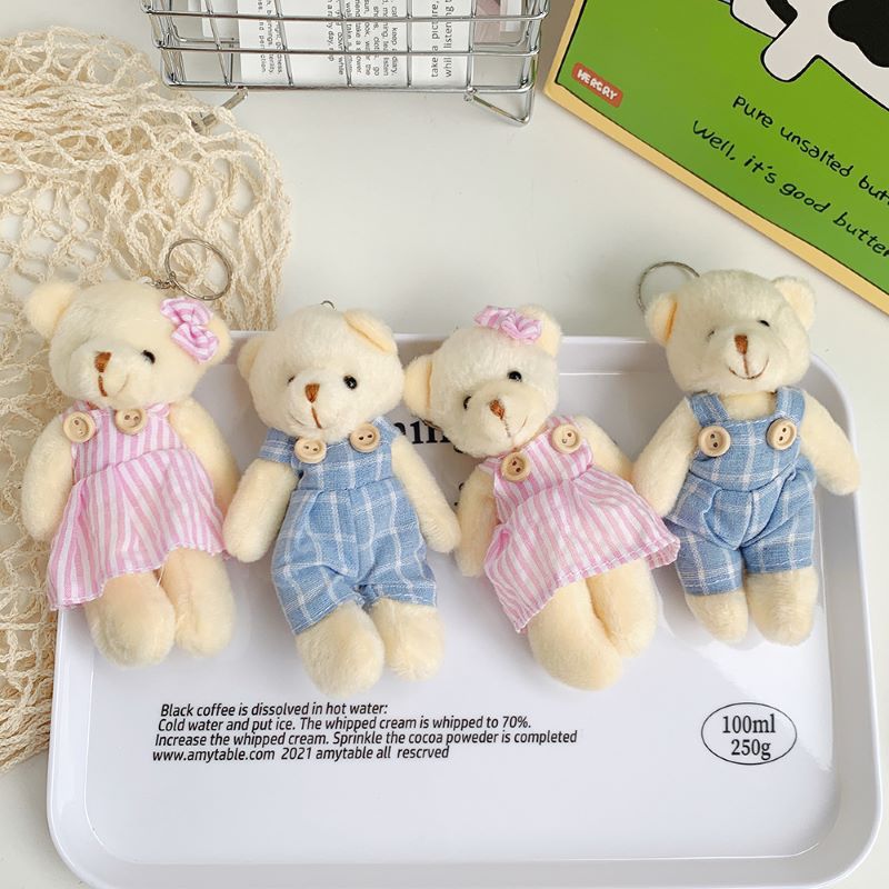 Cross-border new couple teddy bear plush dolls, scenic area children's gifts, cute doll toy dolls Application Scenario