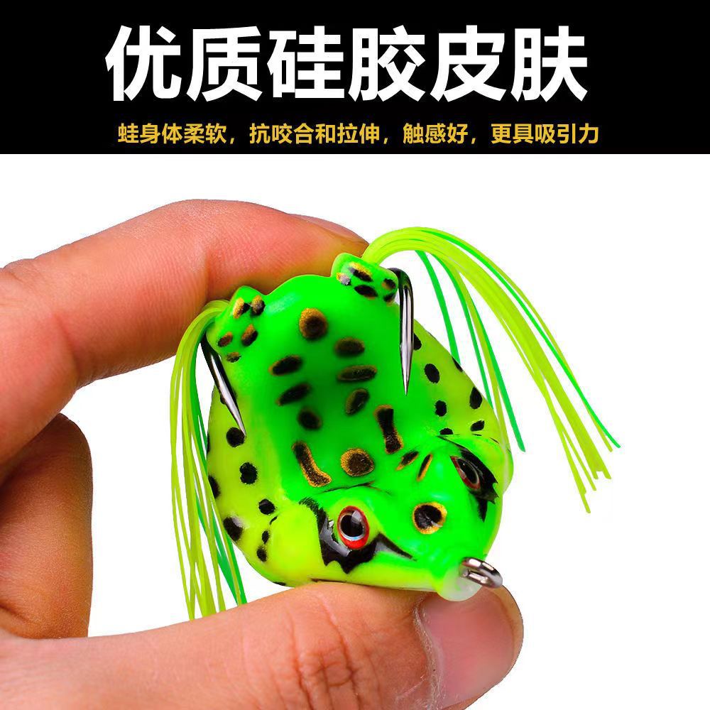 Black lure bait, frog, black fish, catfish, mandarin fish, sea bass, snapper, fishing set, outdoor sports fishing supplies, lure bait, lure bait, lure fake bait Application Scenario