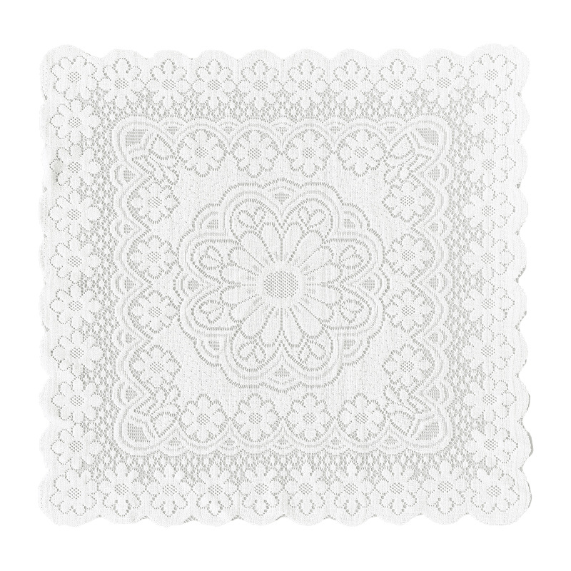 Korean retro lace round table cloth, French simple, romantic and artistic coffee table, picnic cloth, table mat, household tablecloth Item Picture