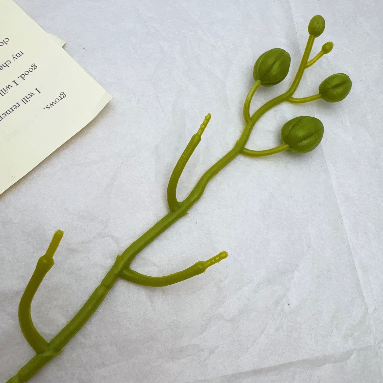 广东厂家直销3叉34cm蝴蝶兰单支仿真花枝配件橡塑母料色母料装饰用品