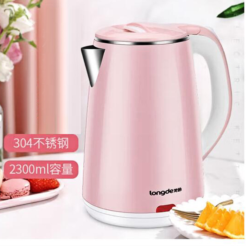 Longde Electric Kettle LD-SH2301 for household use, 2.3L large capacity stainless steel electric kettle, one-piece consignment