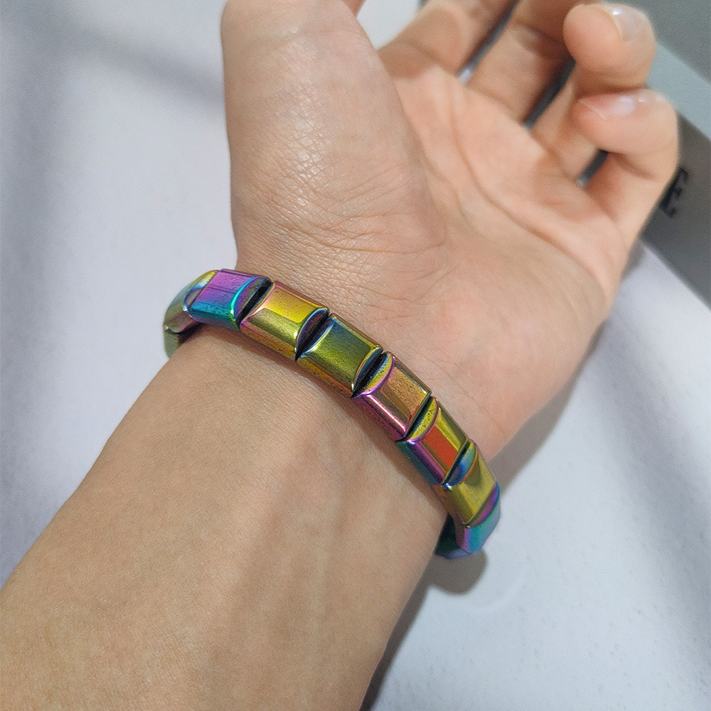 意大利弹性男女手链时尚不锈钢混搭9mm跨境热销青年喜爱配饰手饰DIY潮流饰品