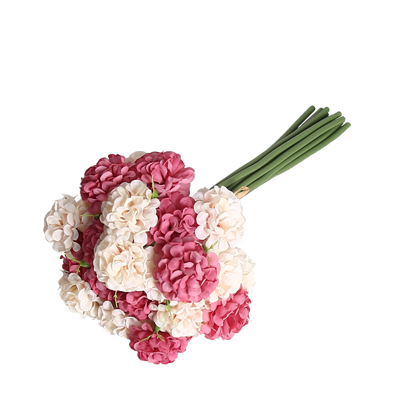 仿真花束27头手捧油画绣球假花婚礼家居装饰摄影道具高级感成品工艺品礼品详情图5