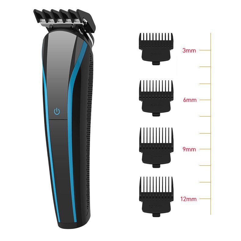 Barbería cross-border mismo modelo multiuso eléctrico pusher set combinado recargable casa corte de pelo tijeras de pelo Specification image