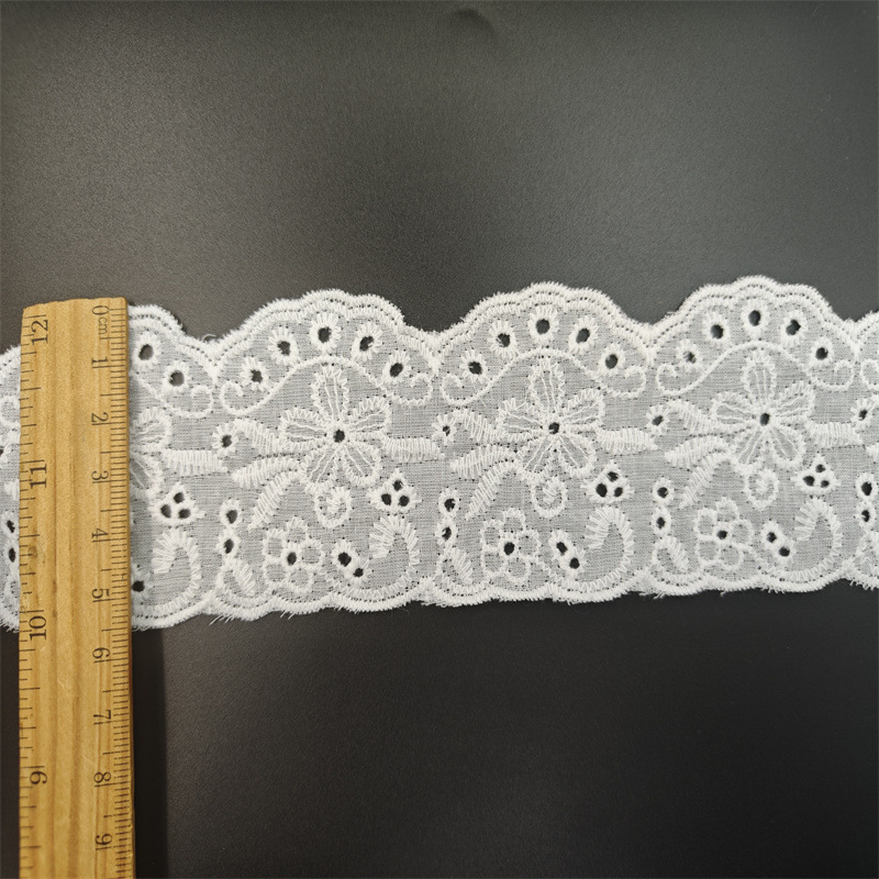 花边/灰色蕾丝花边/手工钉珠/纸制品花边/服装边辅料产品图