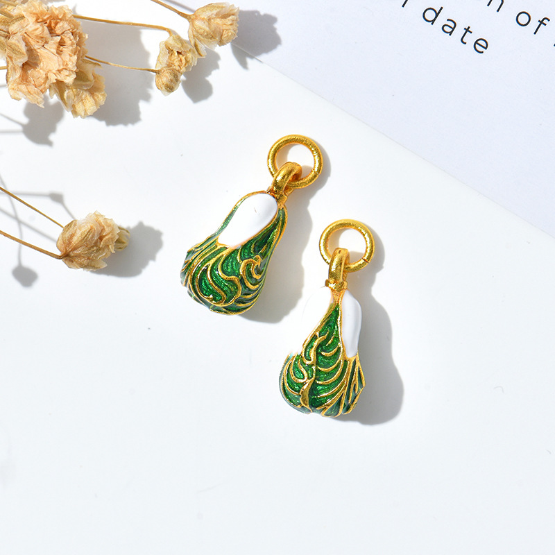 Hot Chinese-style fortune God pendant that never fades, Vietnamese sand gold five-piece scripture pendant Specification image