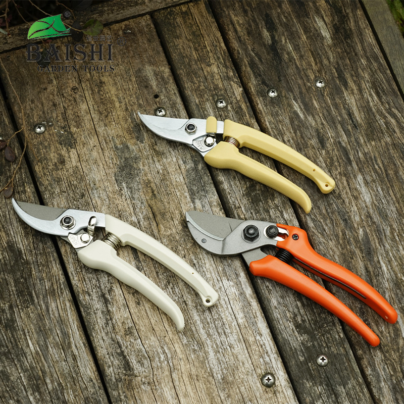 佰世园艺新款家用花艺树枝剪园林果树粗枝剪园艺工具五金剪刀