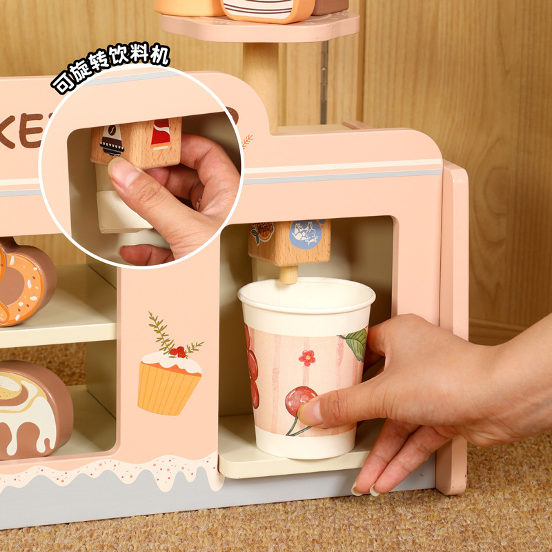 Children's house play simulation bakery set, parent-child interactive dessert, cake, kitchenware toys wholesale, fun simulation store toys Specification image