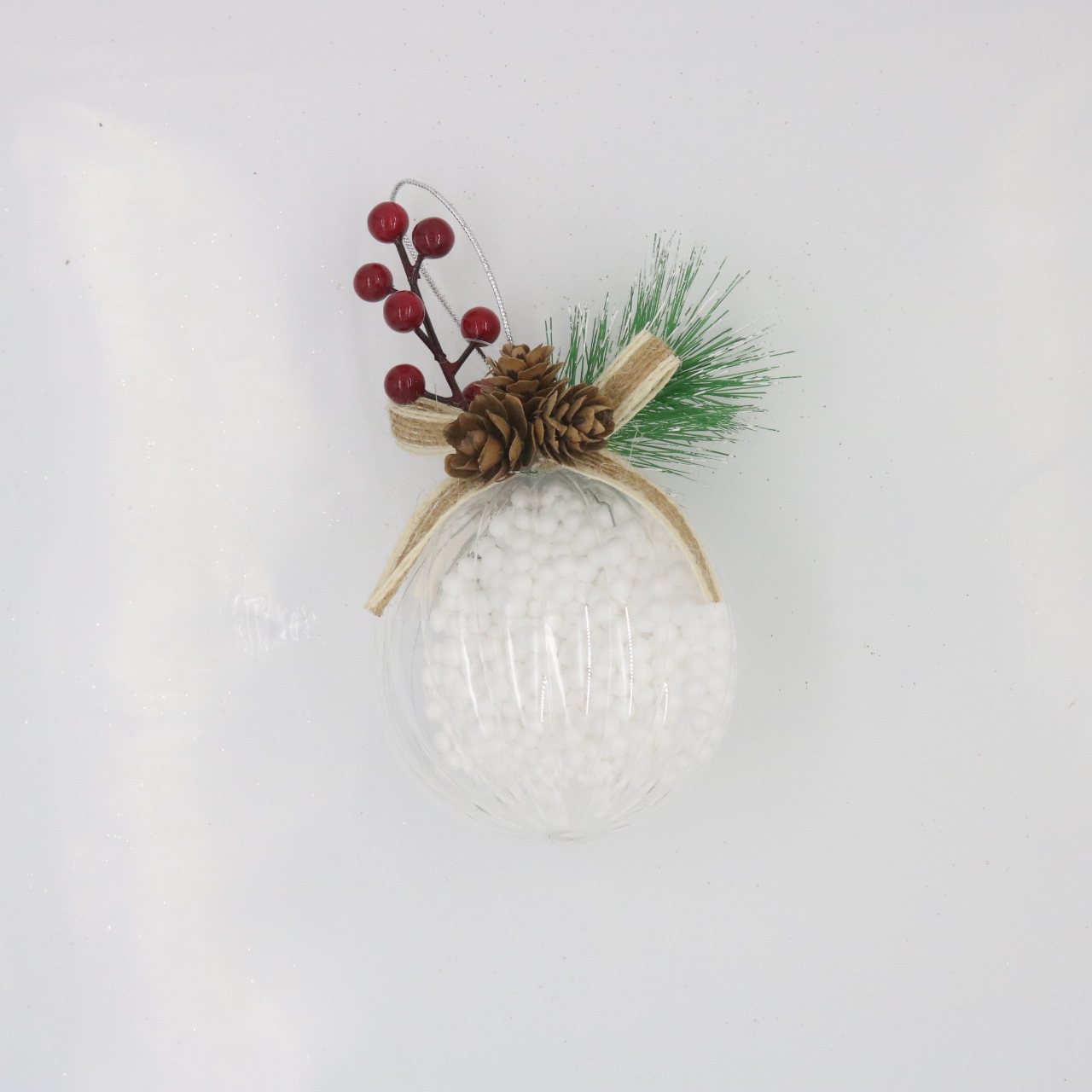 Christmas transparent DIY balls, a variety of decorative pendants, custom gifts, handicrafts, pendants, private label packaging, flowing water ornaments Specification image