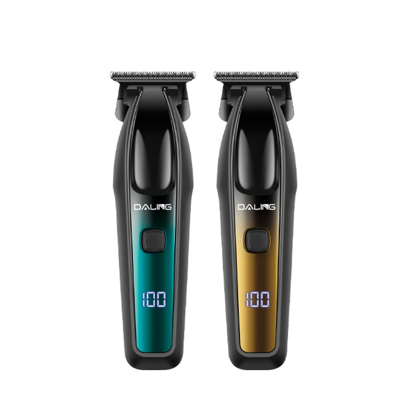 The DALING 1969 professional hair clipper comes with a digital display USB charging electric clipper for shaving and hairdressing Item Picture
