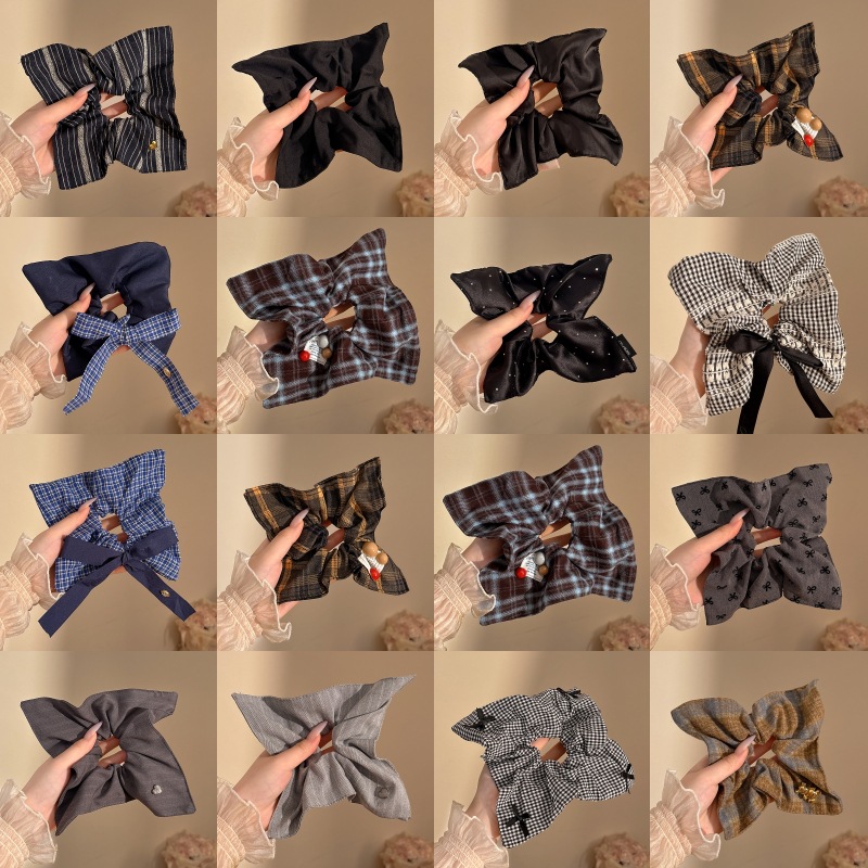 韩系温柔蕾丝花边大号发圈女高级感扎头发皮筋头绳发饰头饰