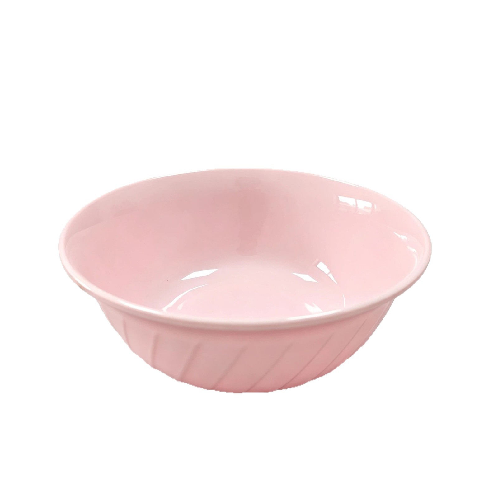 Melamine spiral pattern round rice bowl, commercial rice seasoning bowl for hot pot noodle restaurant, 18cm plastic tableware Item Picture