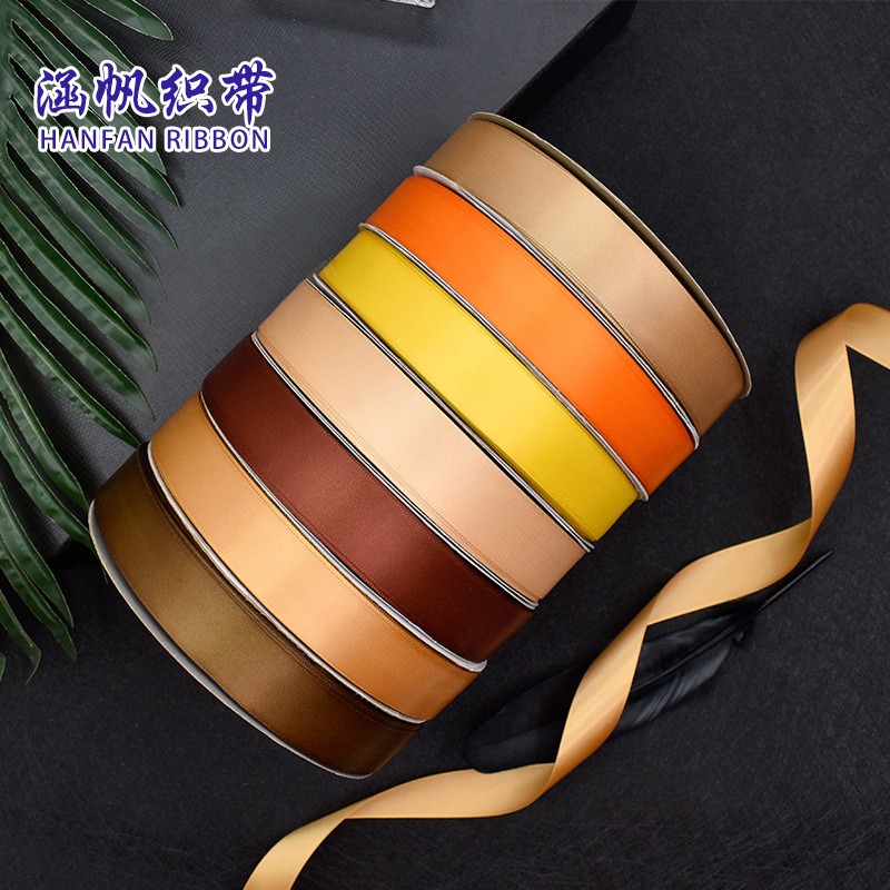 1cm ribbed tape in stock, polyester webbing, thickened double-sided threaded tape, solid color diy handcrafted accessories, bow accessories Application Scenario