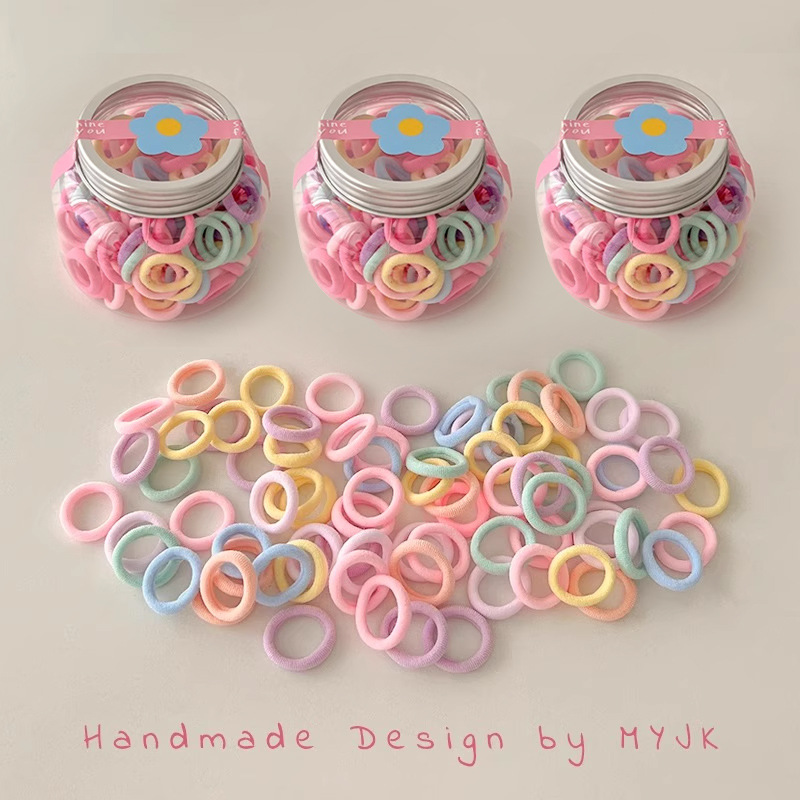 儿童不伤发毛巾圈女宝宝高弹力头绳发饰小女孩拇指橡皮筋扎头发圈