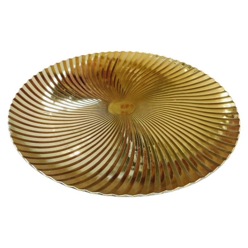 Customized melamine golden PP plates for hotels, restaurants and household plastic tableware from foreign trade factories Specification image