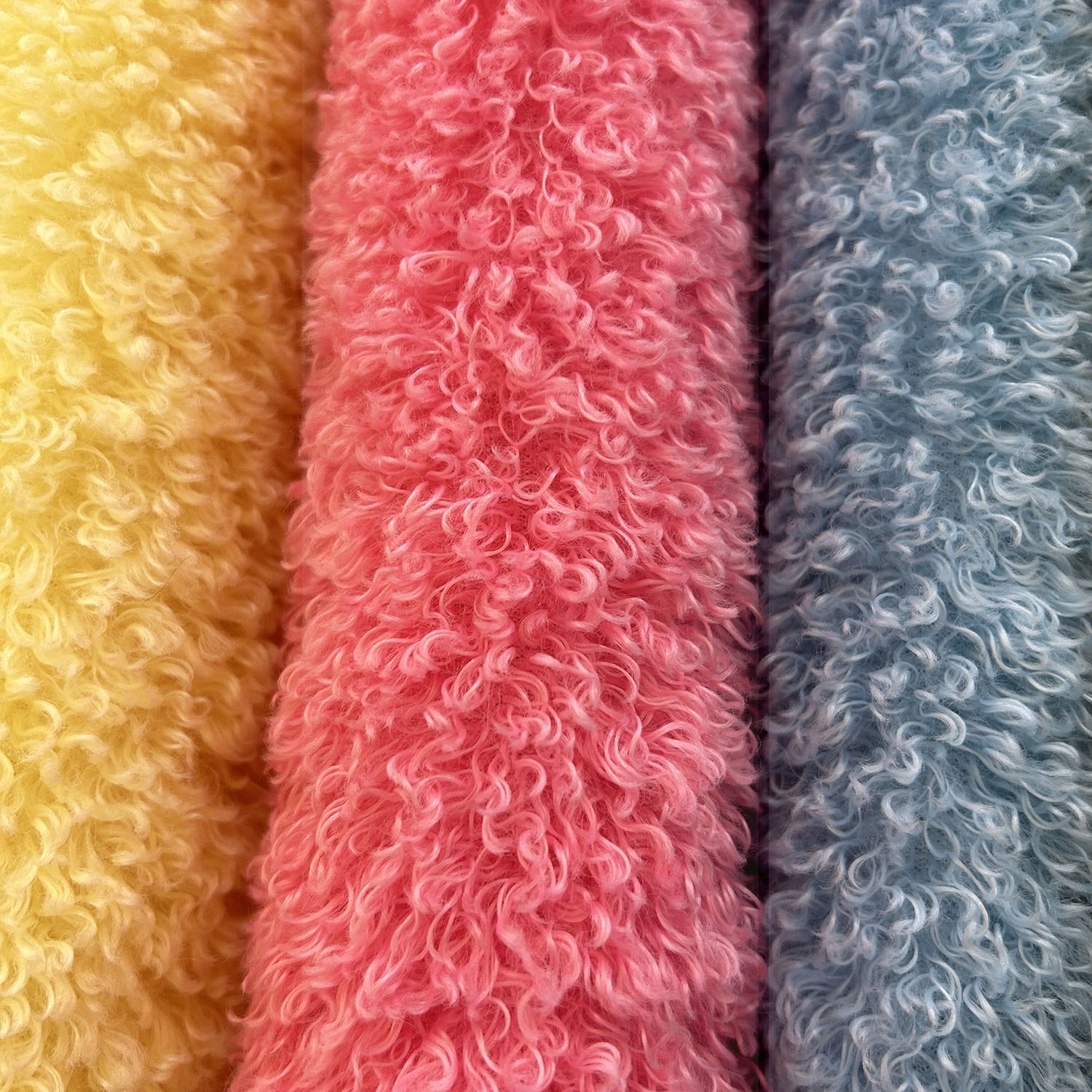 Teddy long roll velvet fabric 700g animal hair bristle clothing accessories Throw pillows, shoes and hats home textiles natural textile raw materials details Picture