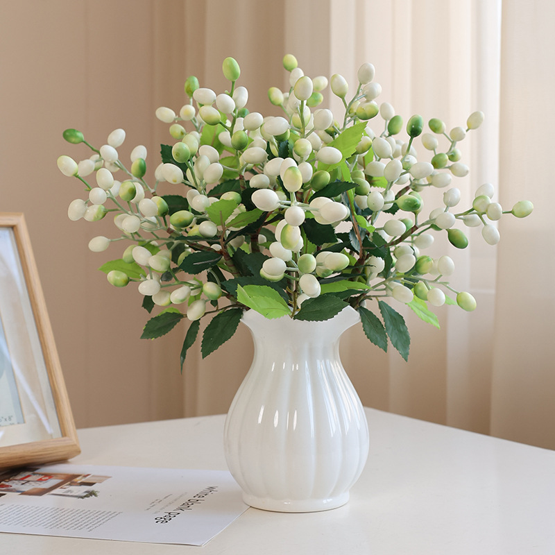 仿真圣诞浆果橄榄枝橄榄果北欧家居装饰摆件摄影道具人造果实办公文化园艺装饰品详情图2