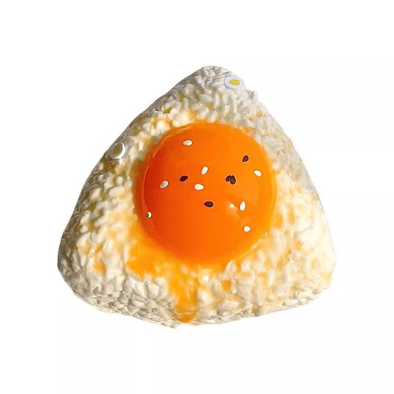 Wholesale of egg yolk rice balls, creative stress-relieving silicone clay, hand-held stress-relieving toys, educational colored clay and clay sand gifts Item Picture