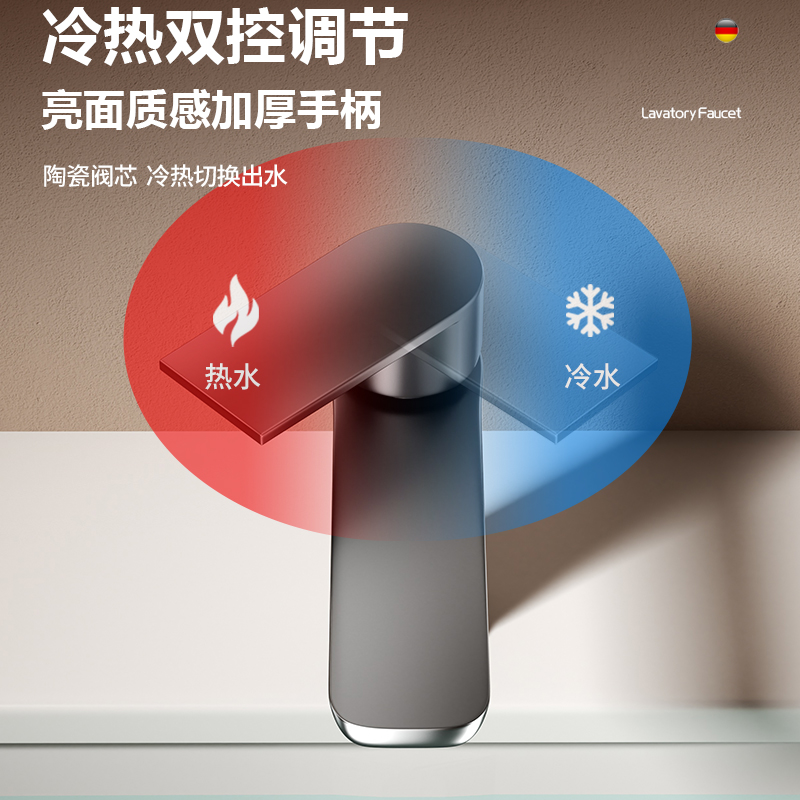 面盆龙头实物图