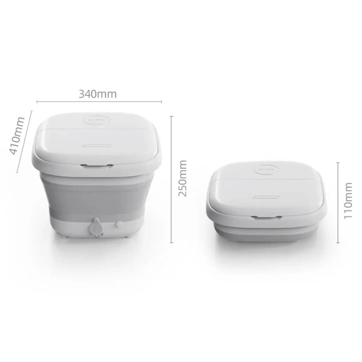 KASJ folding foot bath Tub T5, fully automatic massage and heating foot bath tub, is a home health care appliance for parents Item Picture