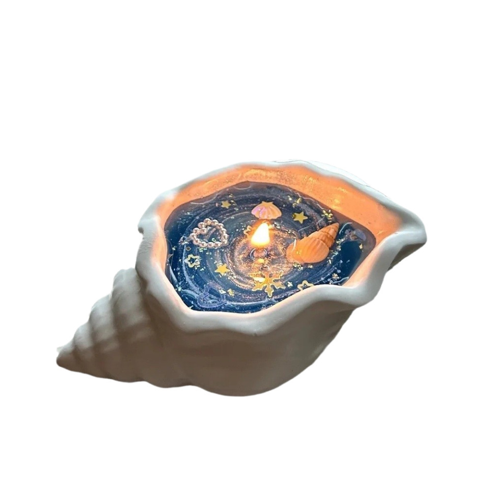 贝壳/海螺/贝壳片/贝壳海螺饰品配件/海螺饰品配件白底实物图