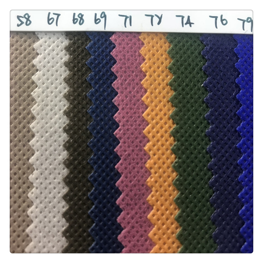 The manufacturer offers 75g brand-new color PP non-woven fabric, multi-color spunbond fabric, spunlace non-woven fabric and leather accessories in stock Item Picture