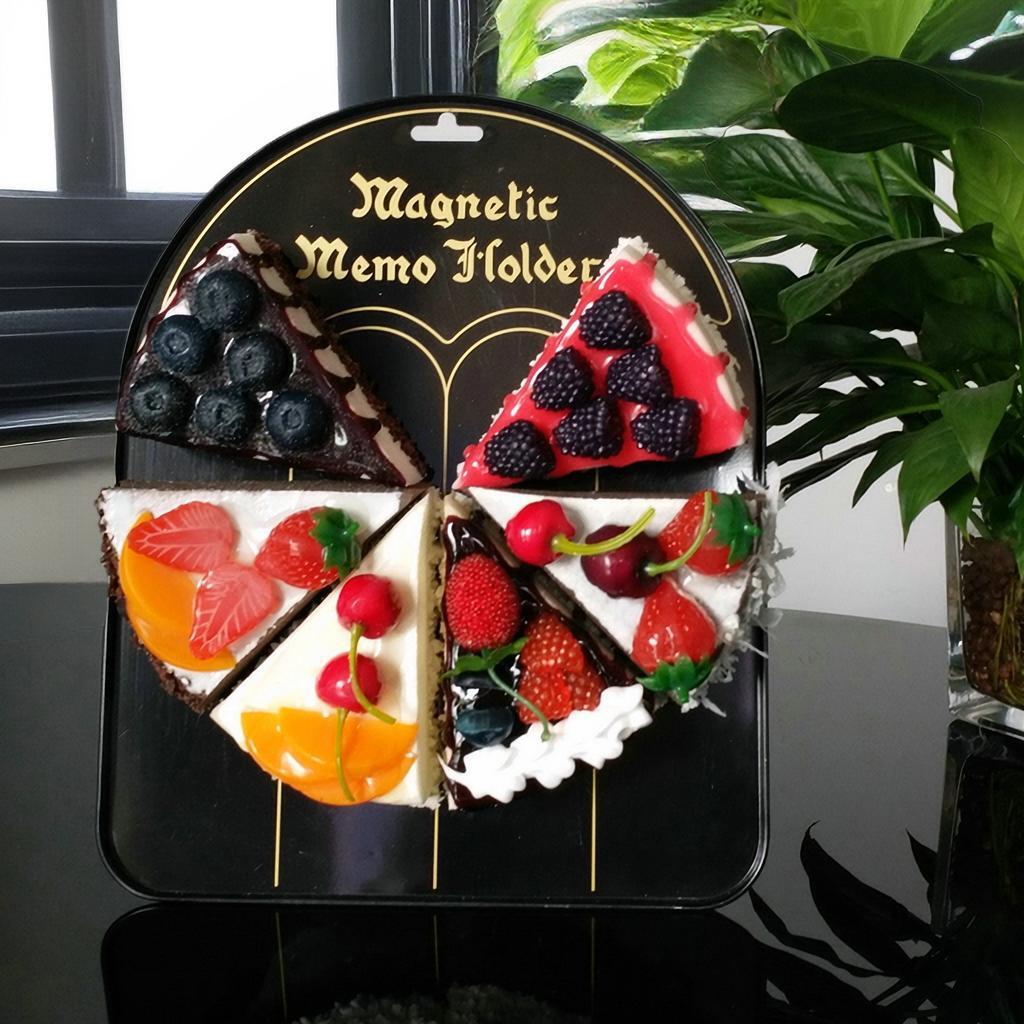 Triangular cut cake model display, home decoration, PMK-V model room shooting props, cost-effective and beautiful pastry and snack decoration items Specification image
