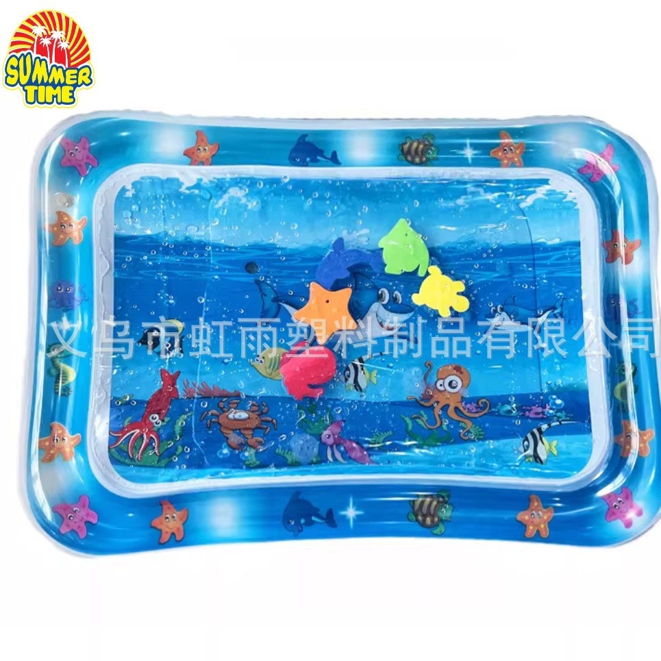 Hongyu Children's household pat Pad Ocean Series Middle Water Injection Tape toy manufacturer wholesale Inflatable cartoon air model toys