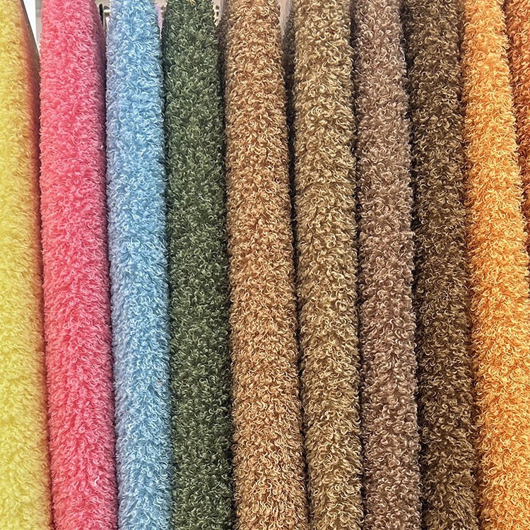 Teddy long roll velvet fabric 700g animal hair bristle clothing accessories Throw pillows, shoes and hats home textiles natural textile raw materials Item Picture
