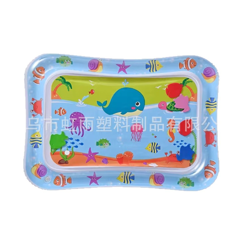 Hongyu Children's household pat Pad Ocean Series Middle Water Injection Tape toy manufacturer wholesale Inflatable cartoon air model toys Item Picture